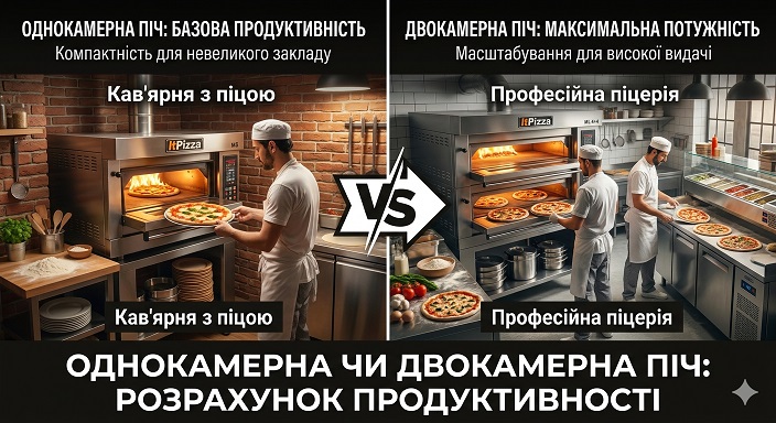 Продуктивність печі для піци